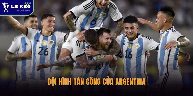 Đội hình tấn công của Argentina